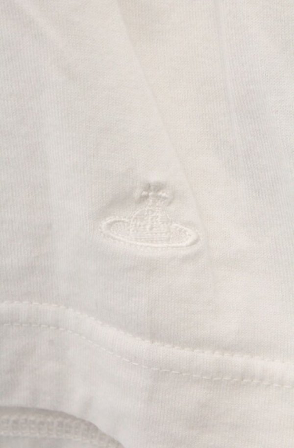 画像2: ヴィヴィアンウエストウッド 中古 / BIGオーブプリントカットソー 2 ホワイト  O-26-02-15-017-to-YM-OS (2)