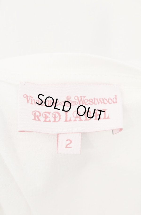 画像4: ヴィヴィアンウエストウッド 中古 / BIGオーブプリントカットソー 2 ホワイト  O-26-02-15-017-to-YM-OS (4)