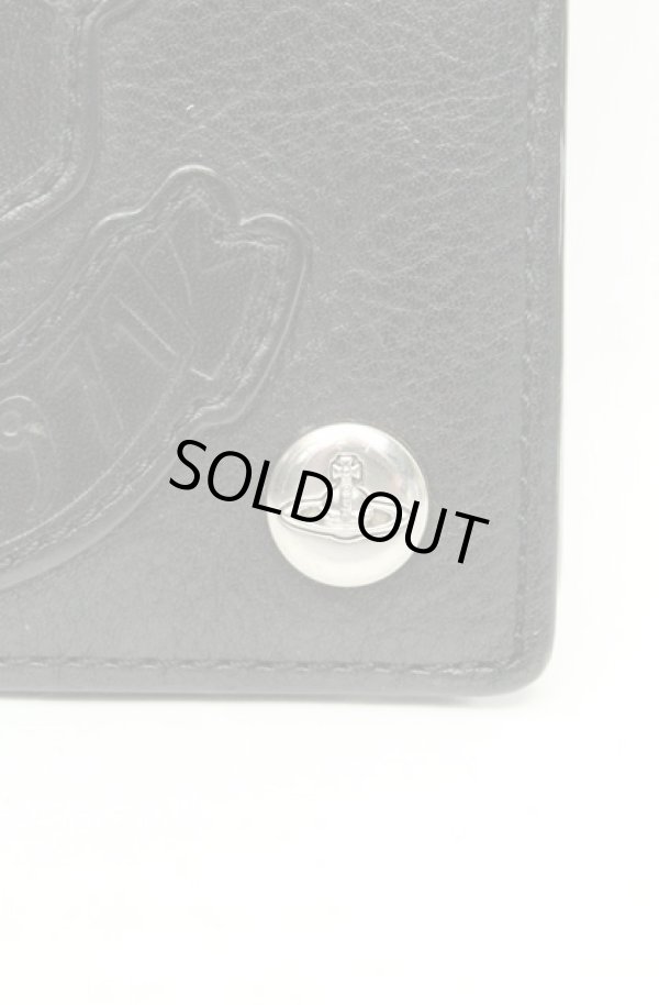 画像2: ヴィヴィアンウエストウッド 中古 / クラウンスカル折リ財布  ブラック  O-26-02-22-035-wa-IG-OS (2)