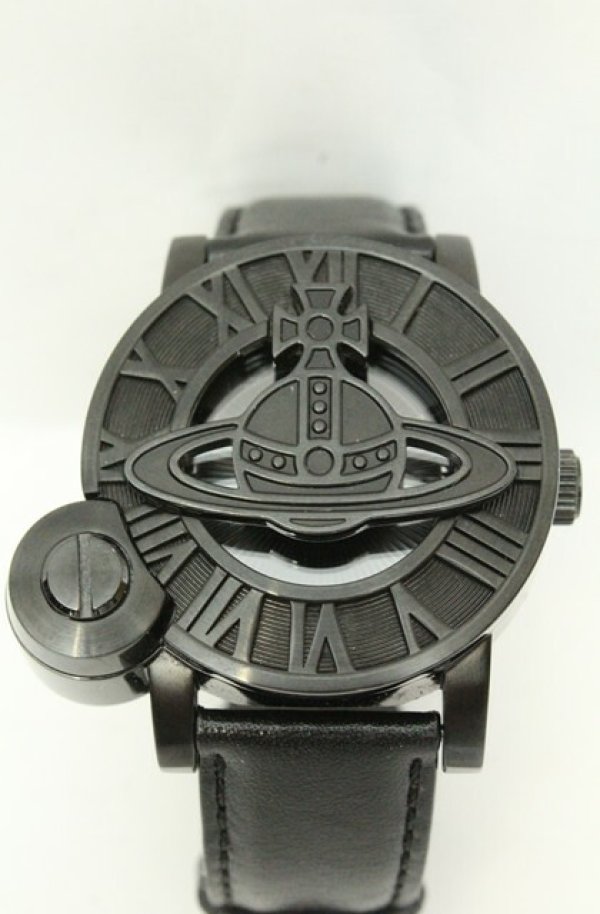 画像2: ヴィヴィアンウエストウッド 中古 / cage watch（ケージウォッチ）腕時計  ブラック  O-26-02-22-036-gd-IG-OS (2)