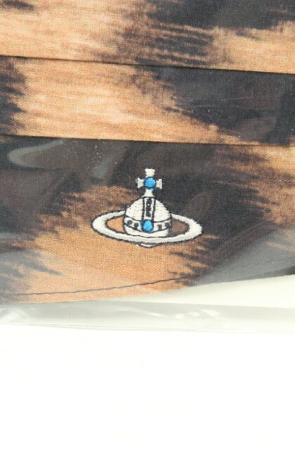 画像2: ヴィヴィアンウエストウッド 中古 / マスク2Pset  レオパードｘブラック  O-26-02-22-005-gd-YM-OS (2)