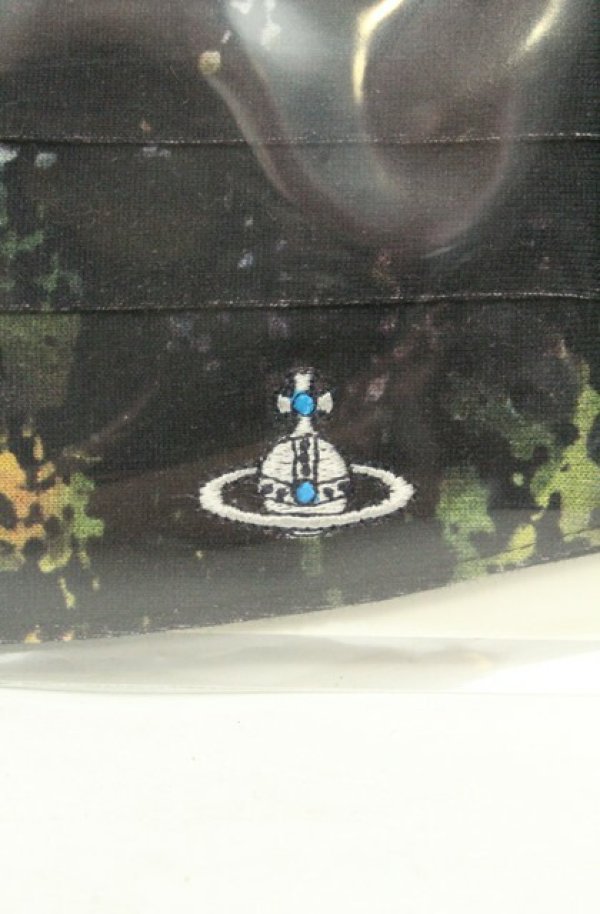 画像2: ヴィヴィアンウエストウッド 中古 / マスク2Pset  フラワーｘブラック  O-26-02-22-014-gd-YM-OS (2)