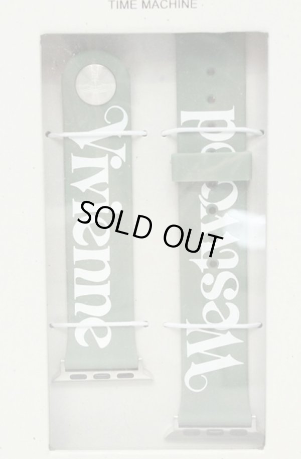 画像2: ヴィヴィアンウエストウッド 中古 / strap made for Apple Watch（アップルウォッチストラップ）  カーキ  O-26-02-22-020-gd-YM-OS (2)