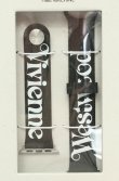 画像2: ヴィヴィアンウエストウッド 中古 / strap made for Apple Watch（アップルウォッチストラップ）  ブラック  O-26-02-22-022-gd-YM-OS (2)