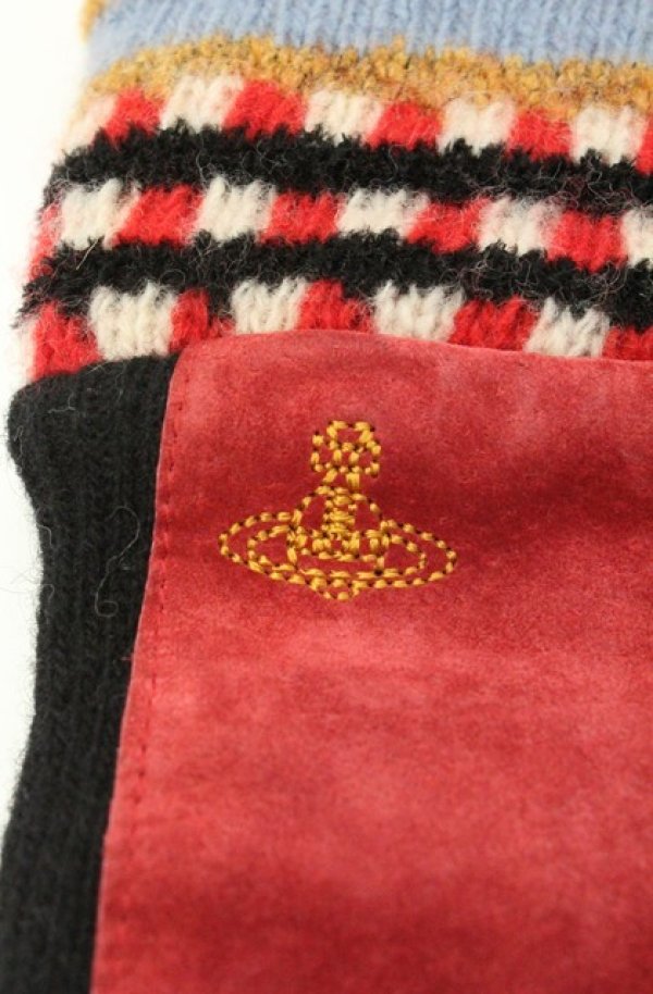 画像2: ヴィヴィアンウエストウッド 中古 / スエードグローブ  レッド  O-26-02-22-025-gd-YM-OS (2)