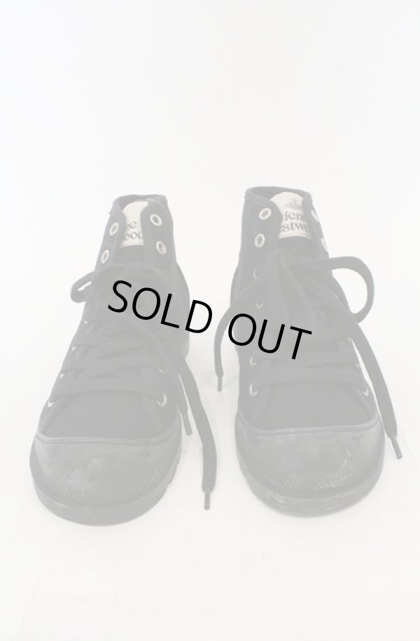 画像2: ヴィヴィアンウエストウッド 中古 / SIMIAN BOOTスニーカー 37（23.5cm） ブラック  O-26-03-01-015-sh-YM-ZH (2)