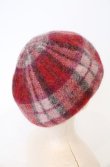 画像4: ヴィヴィアンウエストウッド 中古 / タータンベレー帽  レッド  O-26-03-01-002-ha-YM-OS (4)
