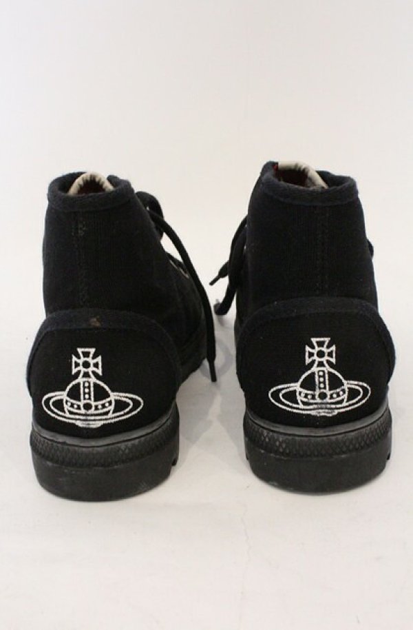 画像5: ヴィヴィアンウエストウッド 中古 / SIMIAN BOOTスニーカー 37（23.5cm） ブラック  O-26-03-01-015-sh-YM-OS (5)