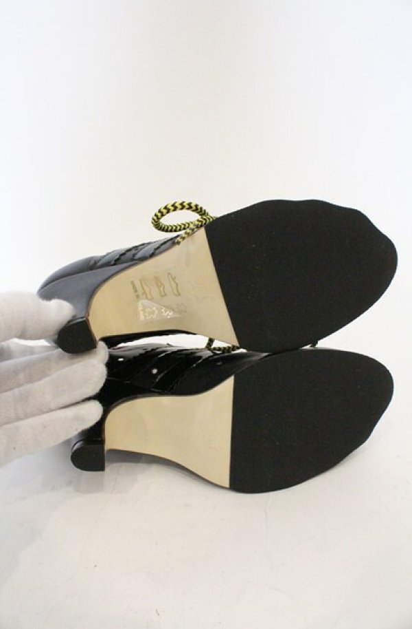 画像8: Worlds End 中古 / 猫足ブーツ 5（23.5-24cm） ブラック  O-26-03-01-017-sh-YM-OS (8)