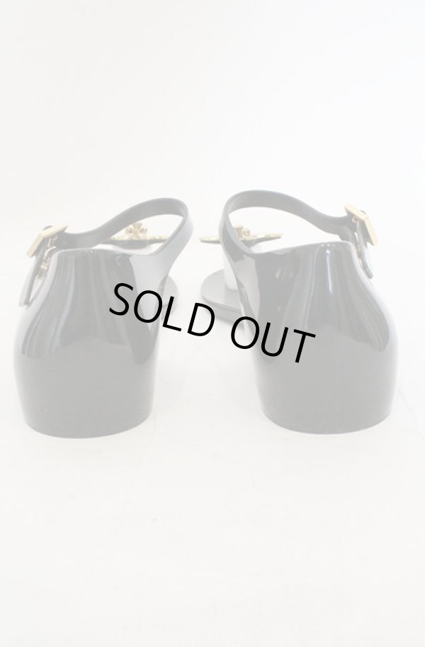 画像4: ヴィヴィアンウエストウッド×Melissa 中古 / HONEY AD ORB サンダル 23cm ブラック  O-26-03-01-019-sh-YM-OS (4)