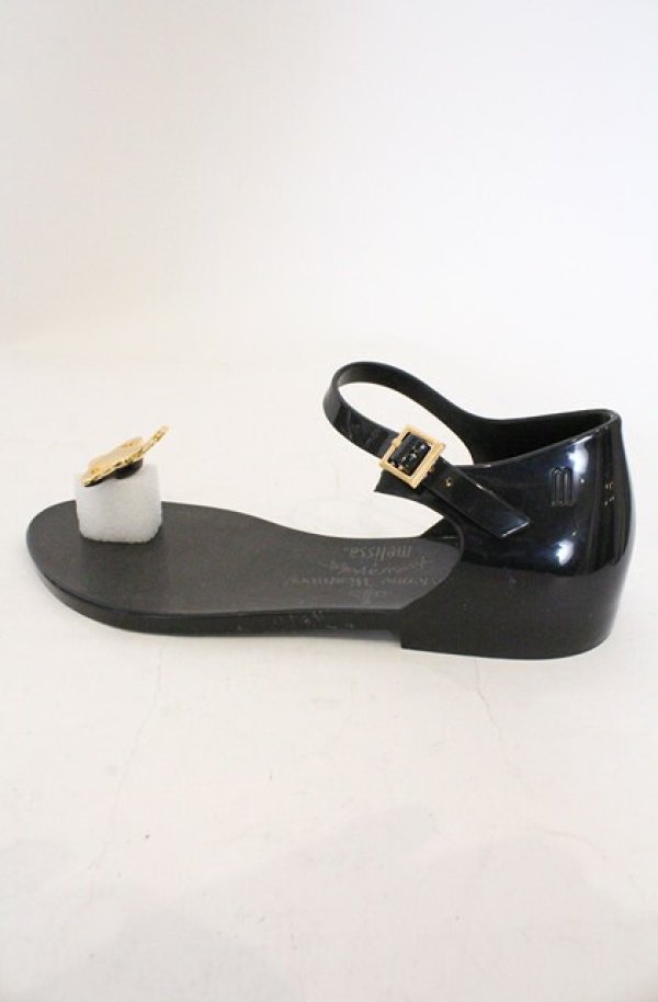 画像5: ヴィヴィアンウエストウッド×Melissa 中古 / HONEY AD ORB サンダル 23cm ブラック  O-26-03-01-019-sh-YM-OS (5)