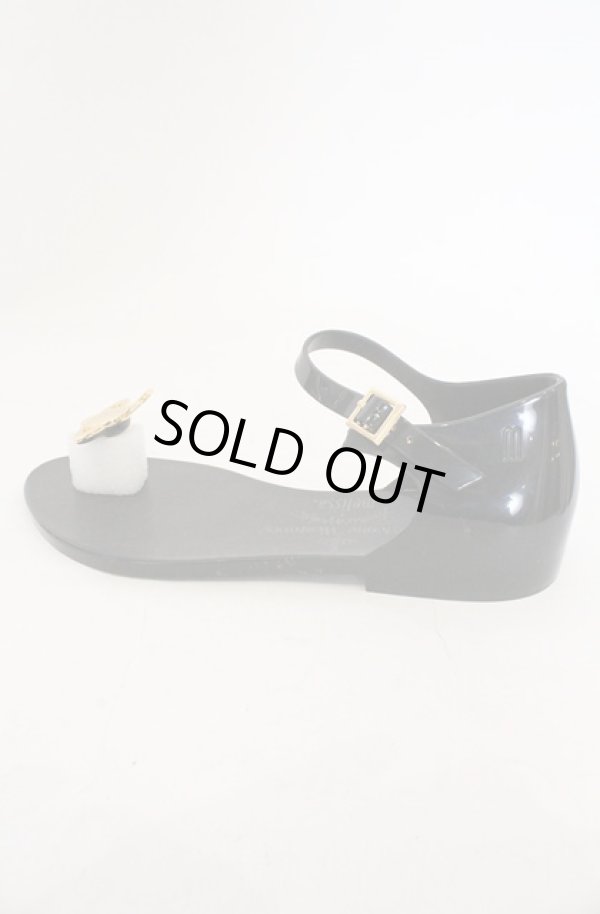 画像5: ヴィヴィアンウエストウッド×Melissa 中古 / HONEY AD ORB サンダル 23cm ブラック  O-26-03-01-019-sh-YM-OS (5)