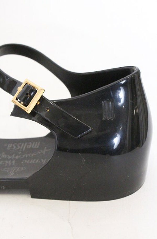 画像6: ヴィヴィアンウエストウッド×Melissa 中古 / HONEY AD ORB サンダル 23cm ブラック  O-26-03-01-019-sh-YM-OS (6)
