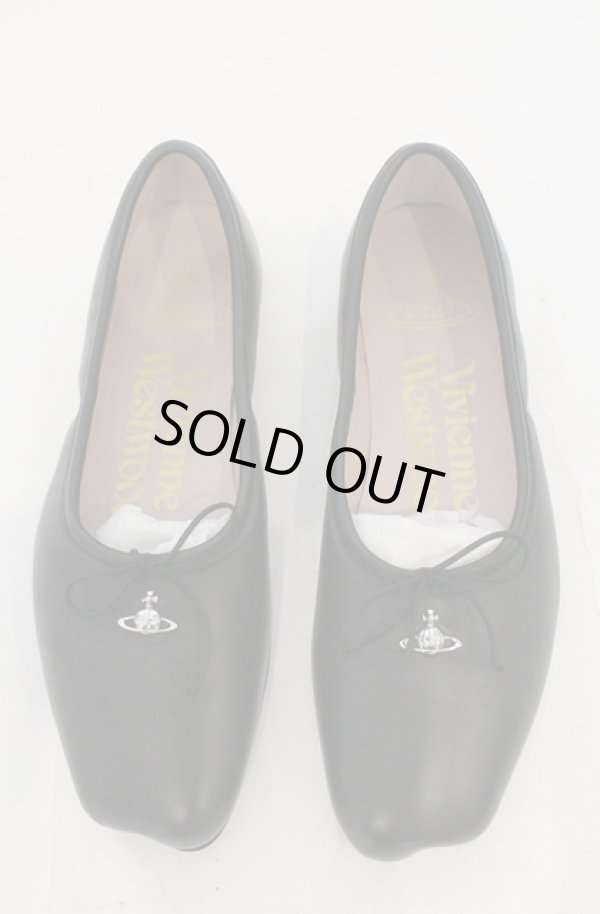 画像3: ヴィヴィアンウエストウッド 中古 / BRIGITTE BALLERINA シューズ（ブリジットバレリーナ） 37（23.5cm） ブラック  O-26-03-01-020-sh-YM-ZH (3)