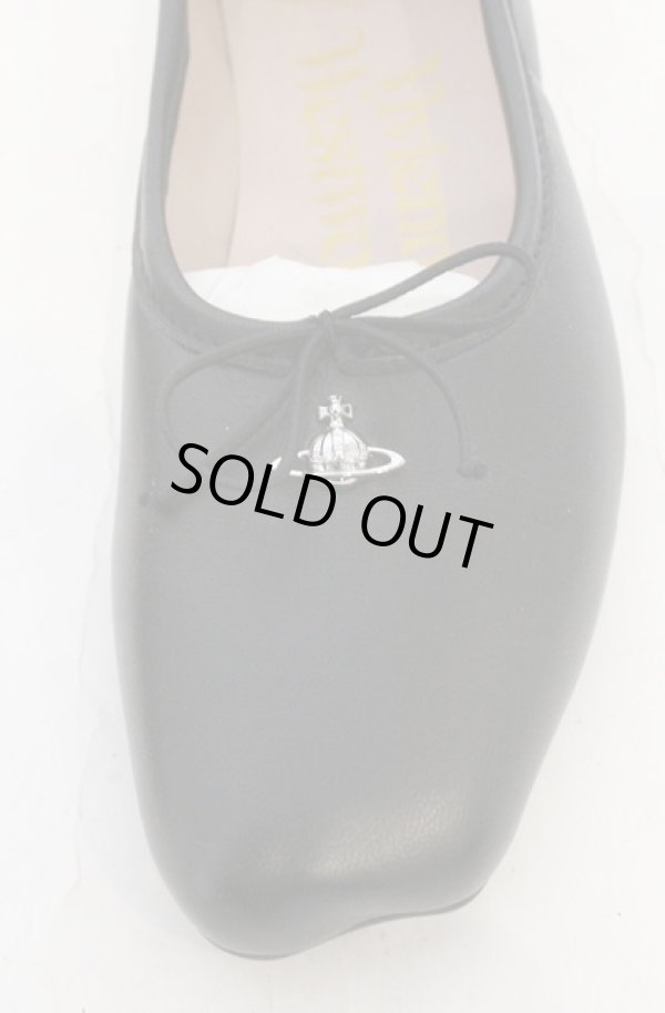 画像4: ヴィヴィアンウエストウッド 中古 / BRIGITTE BALLERINA シューズ（ブリジットバレリーナ） 37（23.5cm） ブラック  O-26-03-01-020-sh-YM-ZH (4)