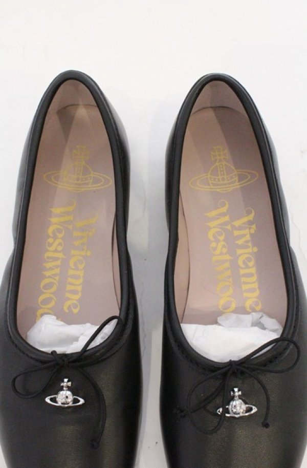 画像6: ヴィヴィアンウエストウッド 中古 / BRIGITTE BALLERINA シューズ（ブリジットバレリーナ） 37（23.5cm） ブラック  O-26-03-01-020-sh-YM-OS (6)