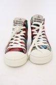 画像3: ヴィヴィアンウエストウッド 中古 / PLIMSOLL HIGH TOPスニーカー（プリムソールハイトップ） 37（23.5cm） マルチ  O-26-03-01-003-sh-YM-OS (3)