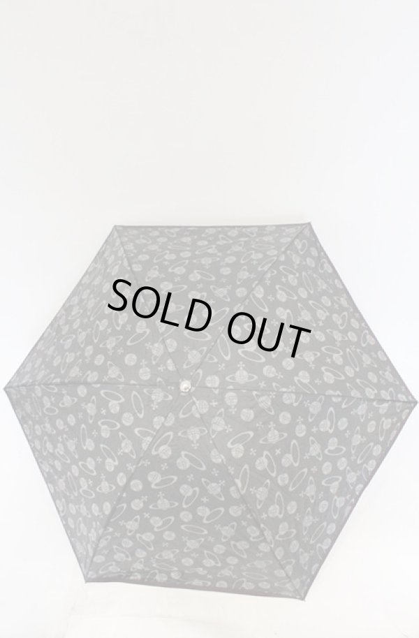 画像3: ヴィヴィアンウエストウッド 中古 / オーブ総柄折リ畳ミ傘  グレー  O-26-03-01-001-gd-YM-OS (3)