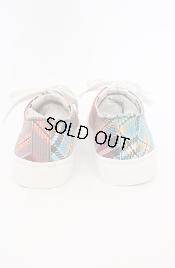 画像5: ヴィヴィアンウエストウッド 中古 / PLIMSOLL LOW TOPスニーカー（プリムソールロウトップ） 37（23.5cm） マルチ  O-26-03-01-006-sh-YM-ZH (5)