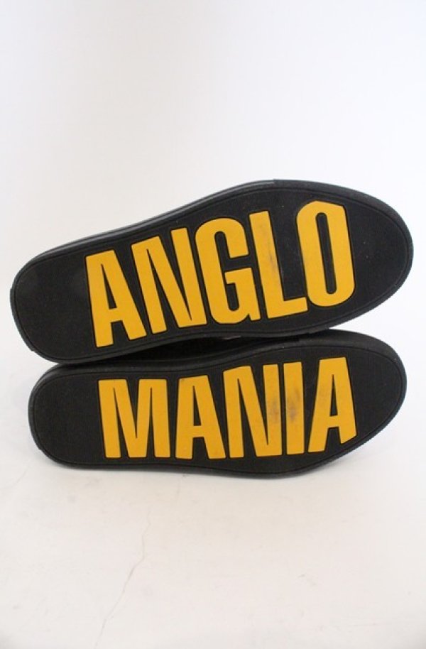 画像7: ANGLOMANIA 中古 / カットラスオーブ総柄ハイカットスニーカー 39（約24.5cm） ワイン  O-26-03-01-009-sh-YM-OS (7)