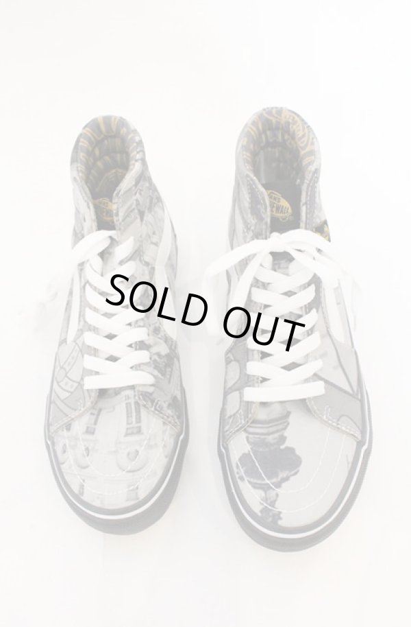 画像3: ヴィヴィアンウエストウッド 中古 / VANSコラボSK8-HI スニーカー 23.5cm モノクロ  O-26-03-01-012-sh-YM-ZH (3)