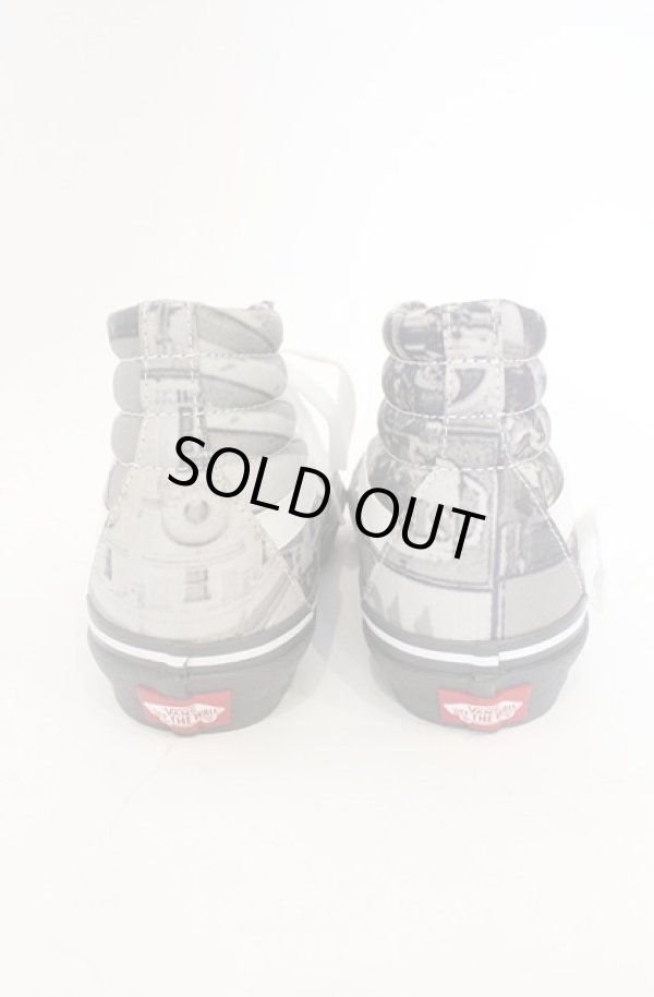 画像4: ヴィヴィアンウエストウッド 中古 / VANSコラボSK8-HI スニーカー 23.5cm モノクロ  O-26-03-01-012-sh-YM-ZH (4)