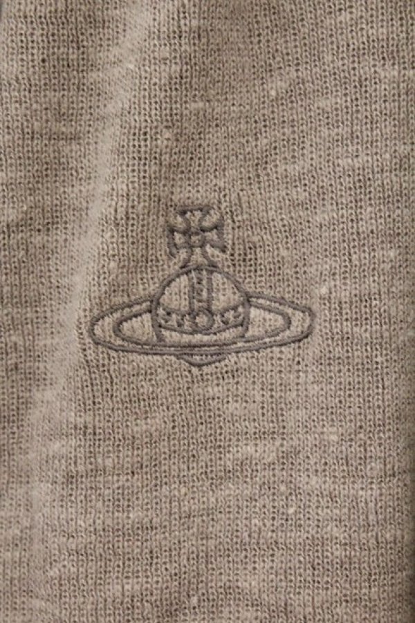 画像2: ヴィヴィアンウエストウッド 中古 / リボンタイガウンカーディガン 2 ライトグレー  O-26-03-08-018-to-YM-OS (2)