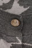 画像2: ヴィヴィアンウエストウッド 中古 / シャドーローズカーディガン 2 グレー  O-26-03-08-019-to-YM-OS (2)