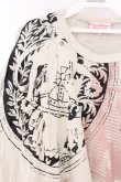 画像2: ヴィヴィアンウエストウッド 中古 / PUNKATURE カットソー 2 ベージュ（グリーン系）  O-26-03-08-020-to-YM-OS (2)