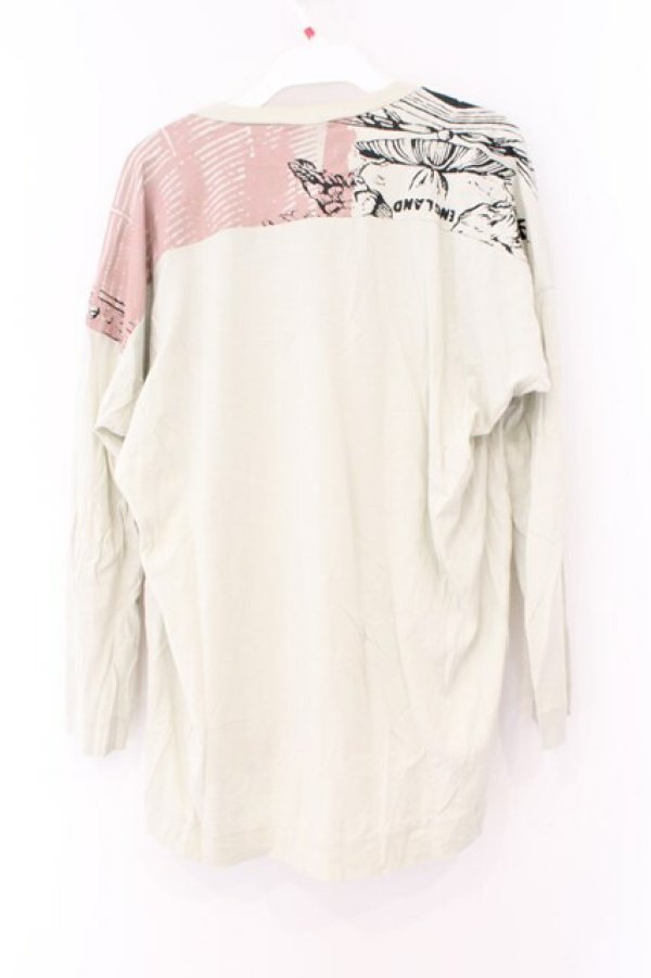 画像4: ヴィヴィアンウエストウッド 中古 / PUNKATURE カットソー 2 ベージュ（グリーン系）  O-26-03-08-020-to-YM-OS (4)