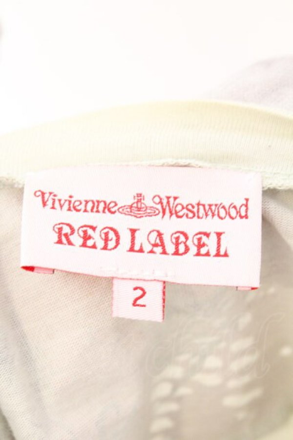 画像5: ヴィヴィアンウエストウッド 中古 / PUNKATURE カットソー 2 ベージュ（グリーン系）  O-26-03-08-020-to-YM-OS (5)