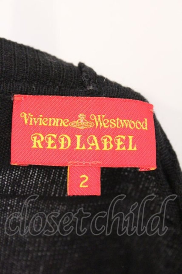 画像6: ヴィヴィアンウエストウッド 中古 / ウールスカルニットワンピース 2 ブラック  O-26-03-08-021-op-YM-OS (6)