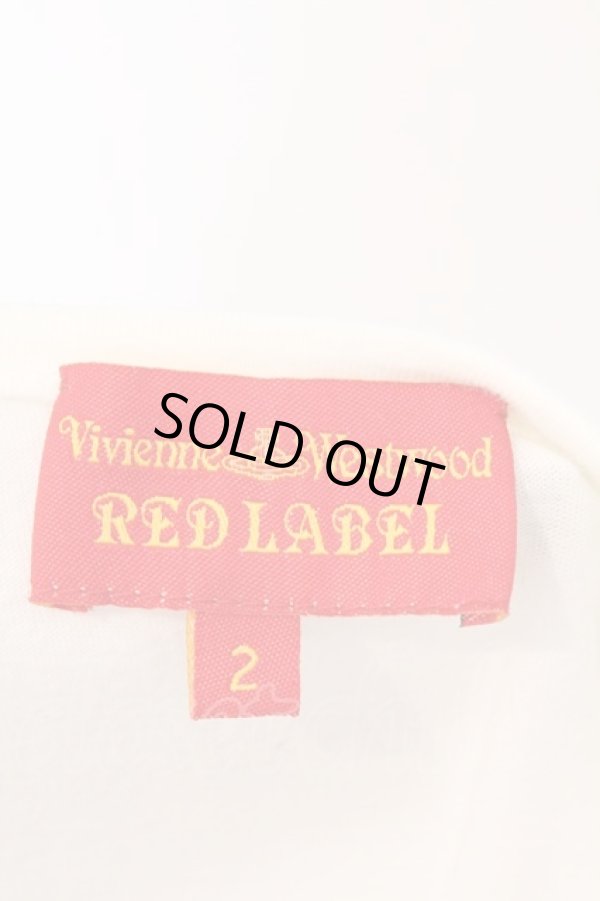 画像5: ヴィヴィアンウエストウッド 中古 / ペインティングロゴ長袖カットソー 2 ホワイト  O-26-03-08-023-to-YM-OS (5)