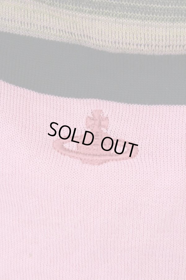 画像2: ヴィヴィアンウエストウッド 中古 / ミックスボーダーニットソー 2 ブラウンｘピンク  O-26-03-08-024-to-YM-OS (2)