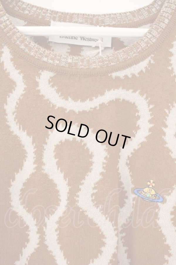 画像2: ヴィヴィアンウエストウッド 中古 / スクイグルベスト M ブラウン  O-26-03-08-026-to-YM-ZH (2)