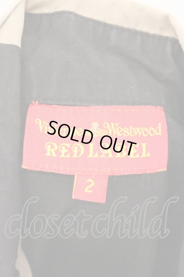 画像5: ヴィヴィアンウエストウッド 中古 / スポット柄リボンタイブラウス 2 ブラックｘライトカーキ  O-26-03-08-028-bl-YM-OS (5)