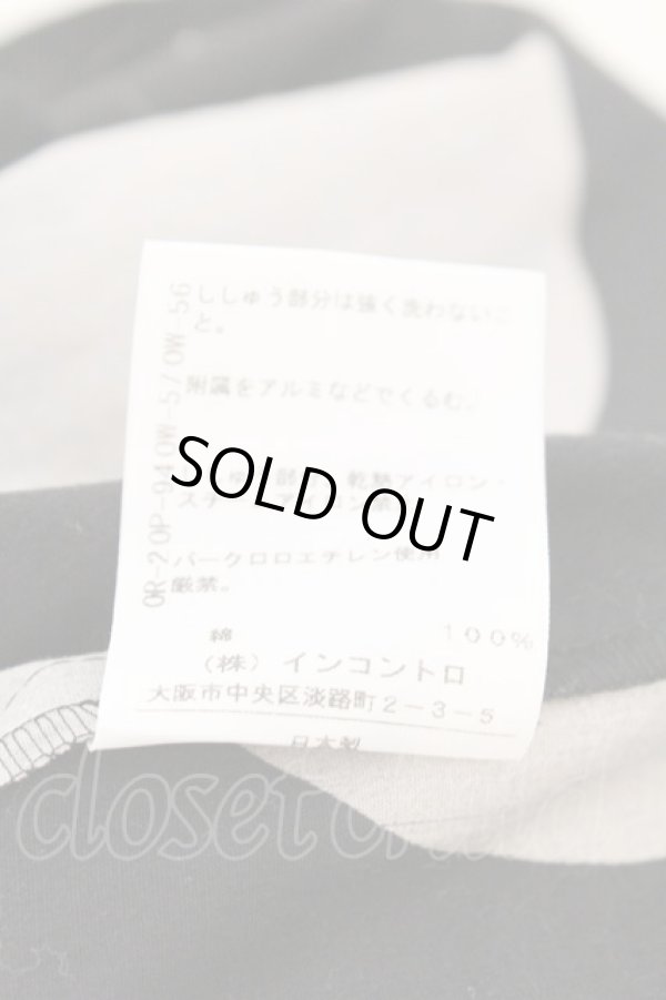 画像6: ヴィヴィアンウエストウッド 中古 / スポット柄リボンタイブラウス 2 ブラックｘライトカーキ  O-26-03-08-028-bl-YM-OS (6)