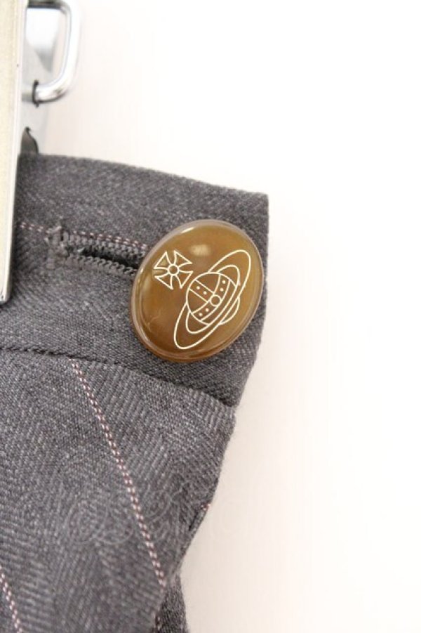 画像2: ヴィヴィアンウエストウッド 中古 / ドレープラップ風スカート 2 グレー  O-26-03-08-030-sk-YM-OS (2)