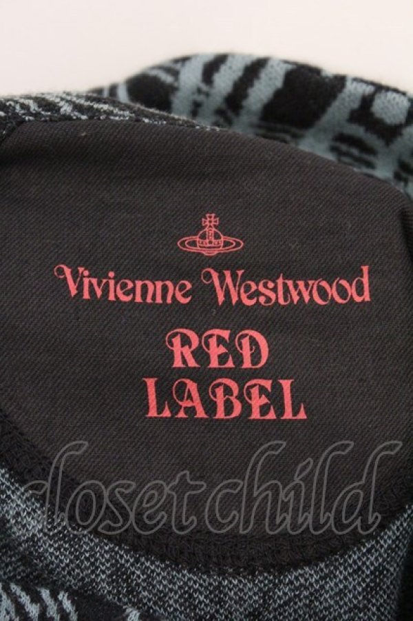 画像6: ヴィヴィアンウエストウッド 中古 / オーブジャガード半袖コットンジャケット 3 ブルー  O-26-03-08-003-jc-TN-OS (6)