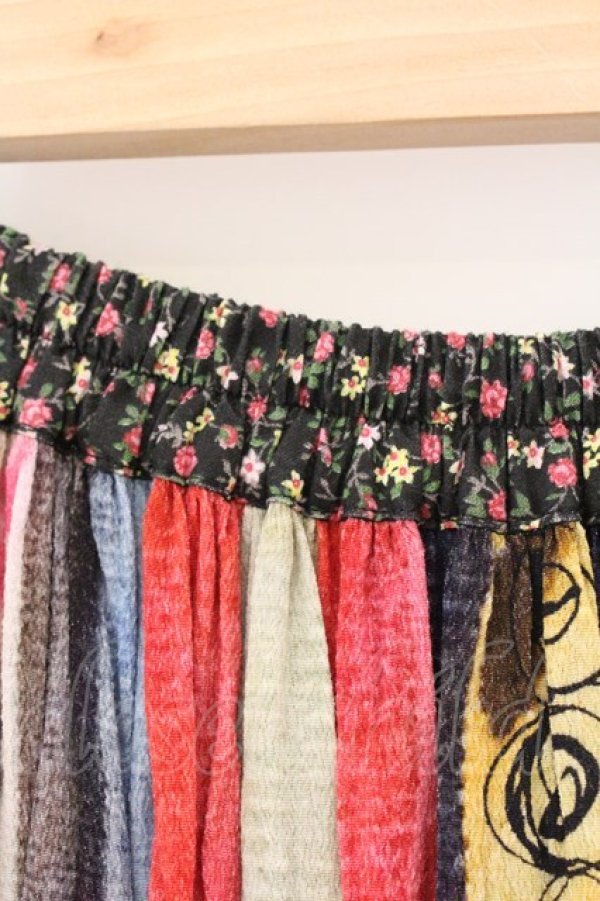 画像4: ANGLOMANIA 中古 / 総柄マキシスカート II マルチ  O-26-03-08-033-sk-YM-OS (4)