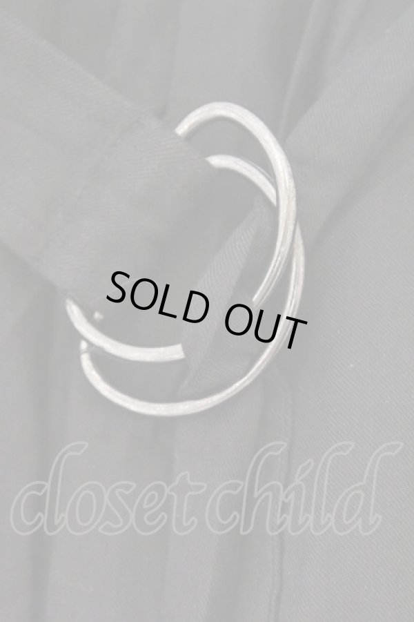 画像3: ヴィヴィアンウエストウッド 中古 / ステッチオーブ刺繍ベルト付キスカート 2 ブラック  O-26-03-08-034-sk-YM-ZH (3)