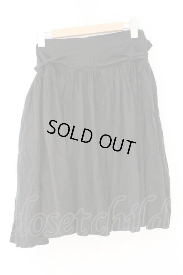 画像4: ヴィヴィアンウエストウッド 中古 / ステッチオーブ刺繍ベルト付キスカート 2 ブラック  O-26-03-08-034-sk-YM-ZH (4)