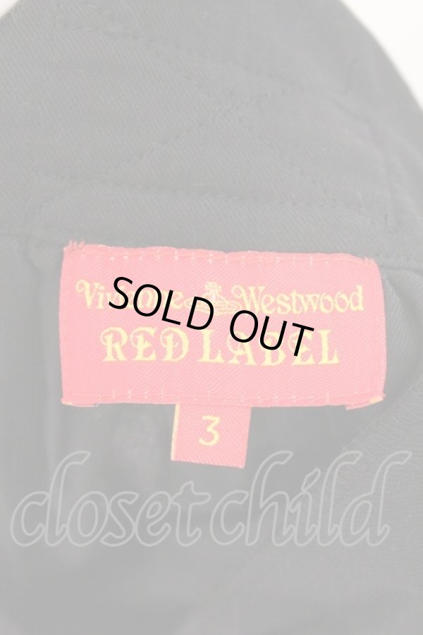 画像5: ヴィヴィアンウエストウッド 中古 / ステッチオーブ刺繍ベルト付キスカート 2 ブラック  O-26-03-08-034-sk-YM-ZH (5)