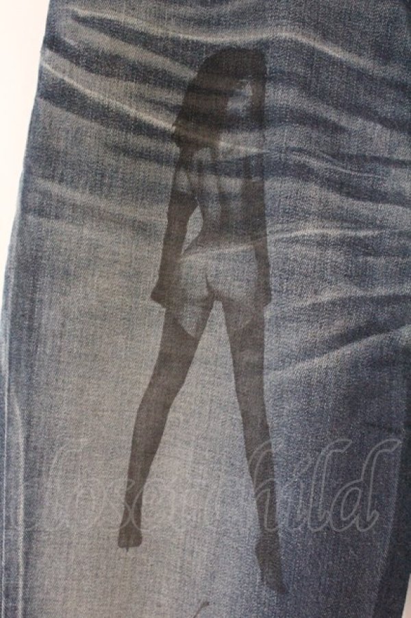 画像3: ANGLOMANIA 中古 / クロップドデニムパンツ 40 インディゴ  O-26-03-08-036-pa-YM-OS (3)