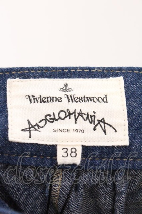 画像6: ANGLOMANIA 中古 / ワイドバギーデニムパンツ 38 インディゴ  O-26-03-08-038-sk-YM-OS (6)