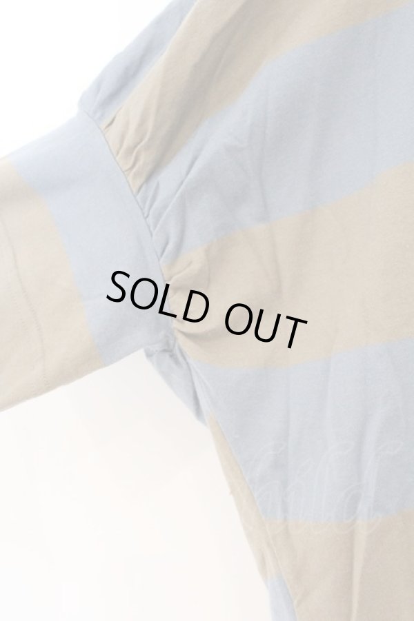 画像3: ヴィヴィアンウエストウッド 中古 / ネックレスプリントボーダーカットソー 3 ブルーｘカーキ  O-26-03-08-041-to-YM-OS (3)