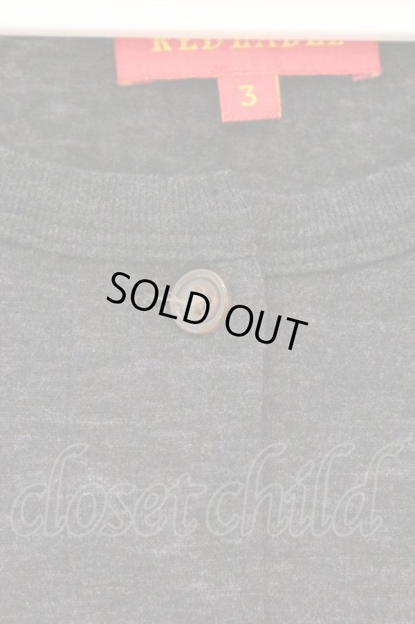 画像2: ヴィヴィアンウエストウッド 中古 / バックエンブレムプリントリネン昆カーディガン 3 グレー  O-26-03-08-042-to-YM-OS (2)