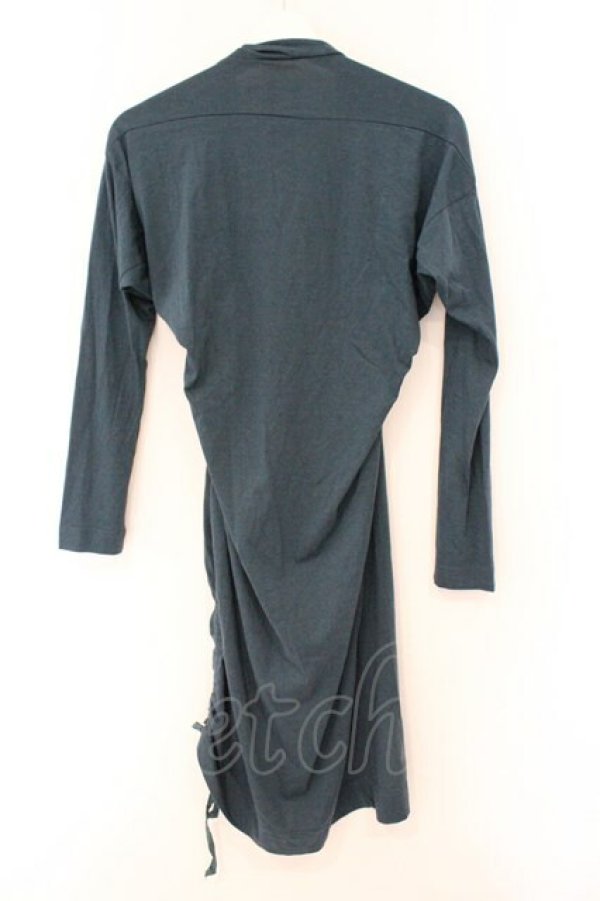 画像5: ヴィヴィアンウエストウッド 中古 / グリッターリップカットワンピース 2 カーキ（ブルー）  O-26-03-08-044-op-YM-OS (5)