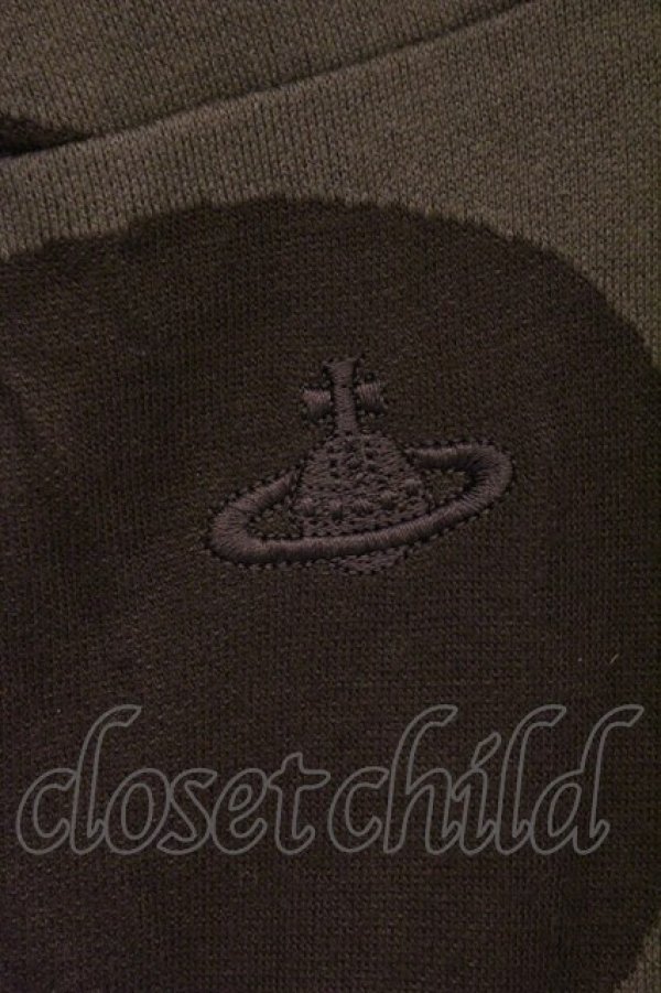 画像2: ヴィヴィアンウエストウッド 中古 / スポットプリント魔女フードブルゾン 2 カーキ  O-26-03-08-046-jc-YM-OS (2)