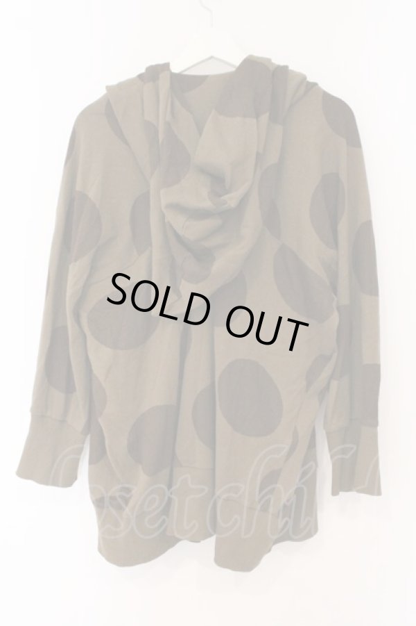 画像4: ヴィヴィアンウエストウッド 中古 / スポットプリント魔女フードブルゾン 2 カーキ  O-26-03-08-046-jc-YM-OS (4)